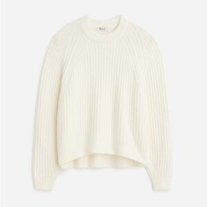 Madewell Heavy Knit Sweater in Winter White